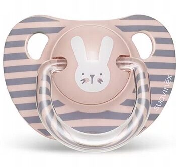 SUAVINEX SMOCZEK ANATOMICZNY HYGGE 6-18M KRÓLIK RÓŻOWY