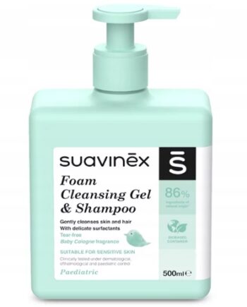 SUAVINEX DELIKATNA PIANKA DO CIAŁA I WŁOSÓW 500ML