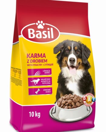 BASIL KARMA SUCHA DLA PSA Z DROBIEM WOREK 10KG