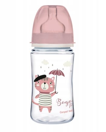 CANPOL Butelka szeroka antyk. 240ml BONJOUR PARIS