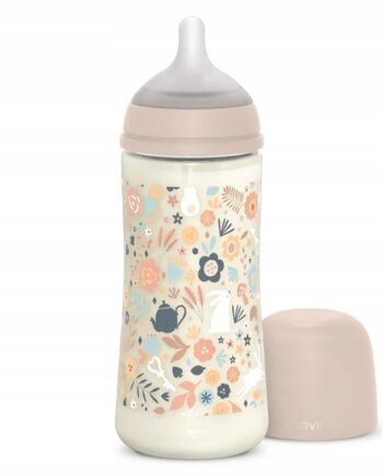 SUAVINEX BUTELKA SX PRO SZYBKI PRZEPŁYW WONDERLAND 360ML RÓŻOWA 6M+