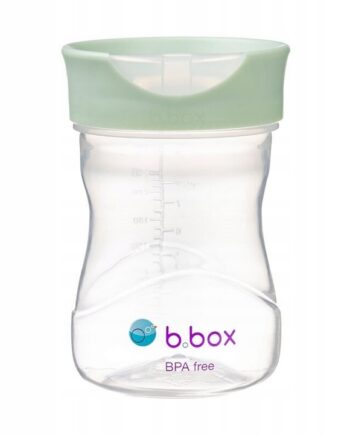 B.box KUBEK DO NAUKI PICIA TRENINGOWY PLASTIKOWY 240ML SZAŁWIOWY