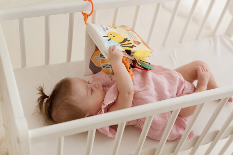 JOLLY BABY KSIĄŻECZKA SENSORYCZNA MIESZKAŃCY FARMY MATERIAŁOWA 0M+