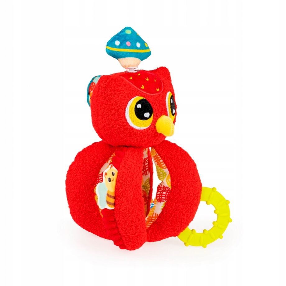 JOLLY BABY ZAKRĘCONA SOWA PLUSZAK SENSORYCZNY 0M+