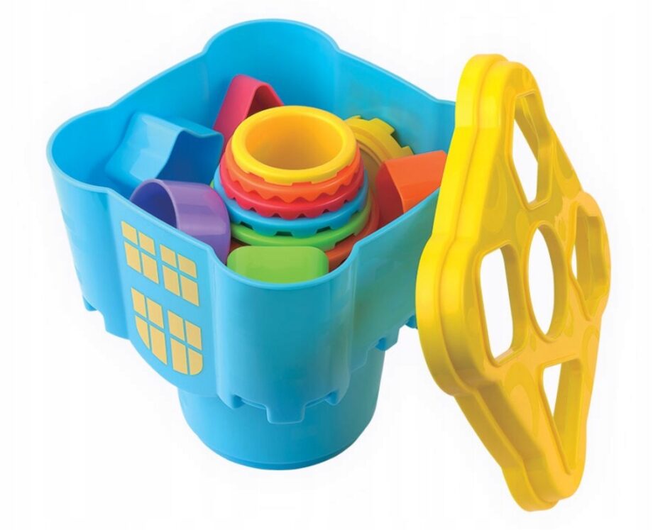 DUMEL ZABAWKA KUBECZKOWY ZAMEK WIEŻA SORTER 12M+