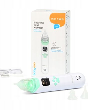BABYONO ASPIRATOR DO NOSA ELEKTRYCZNY DUŻA MOC CICHY 1470