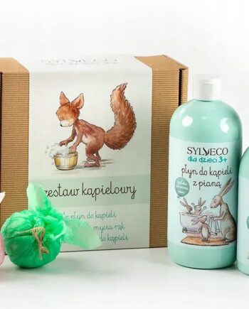 SYLVECO ZESTAW PIELĘGNACYJNY KĄPIELOWY DLA DZECI 3+ ZIELONY