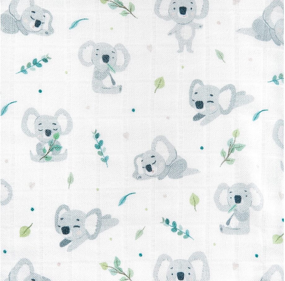 BOCIOLAND PIELUSZKA BAMBUSOWA OTULACZ 120x120 KOAL